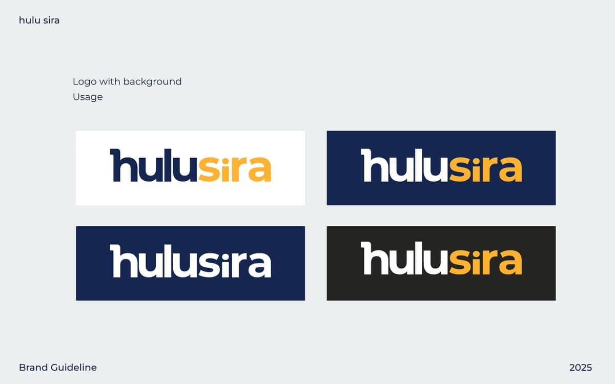 Brand Guideline Library — Hulu Sira