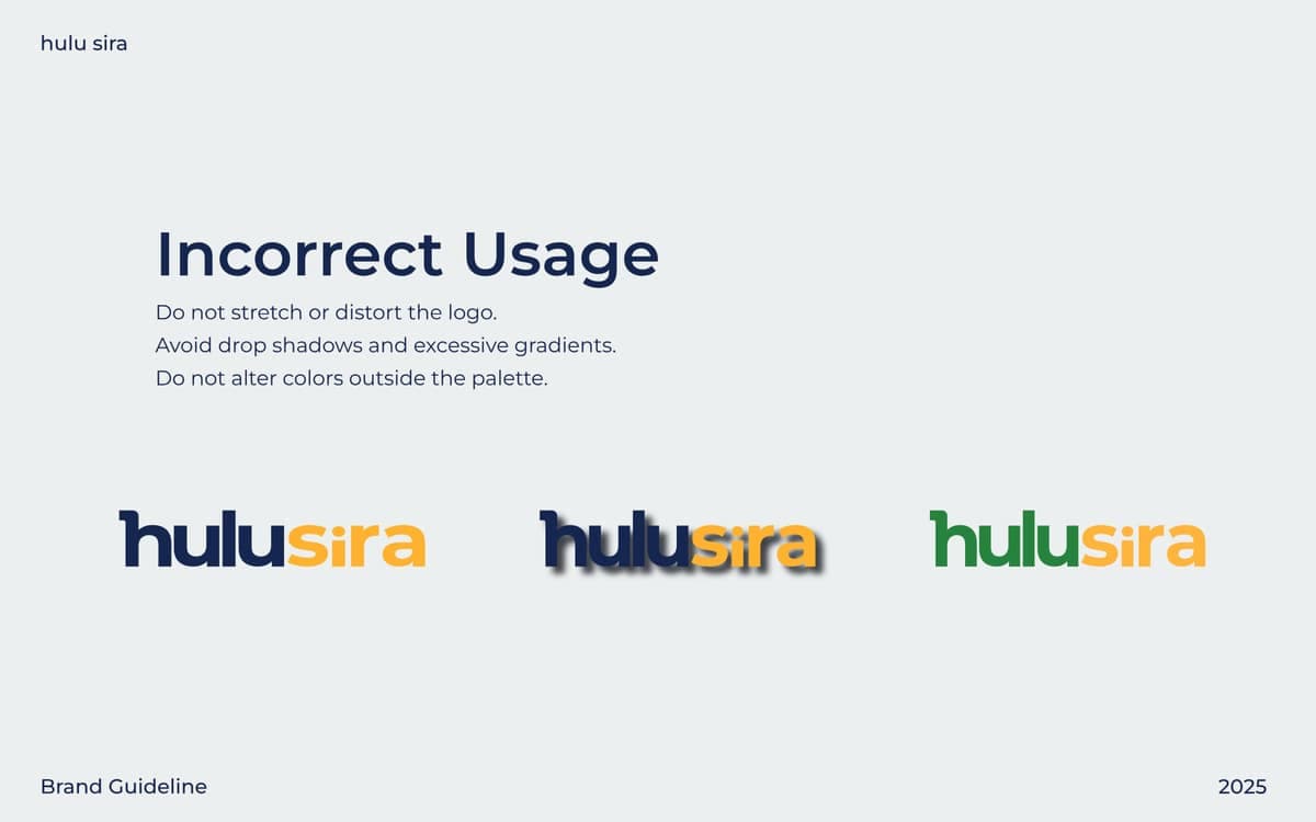 Brand Guideline Library — Hulu Sira