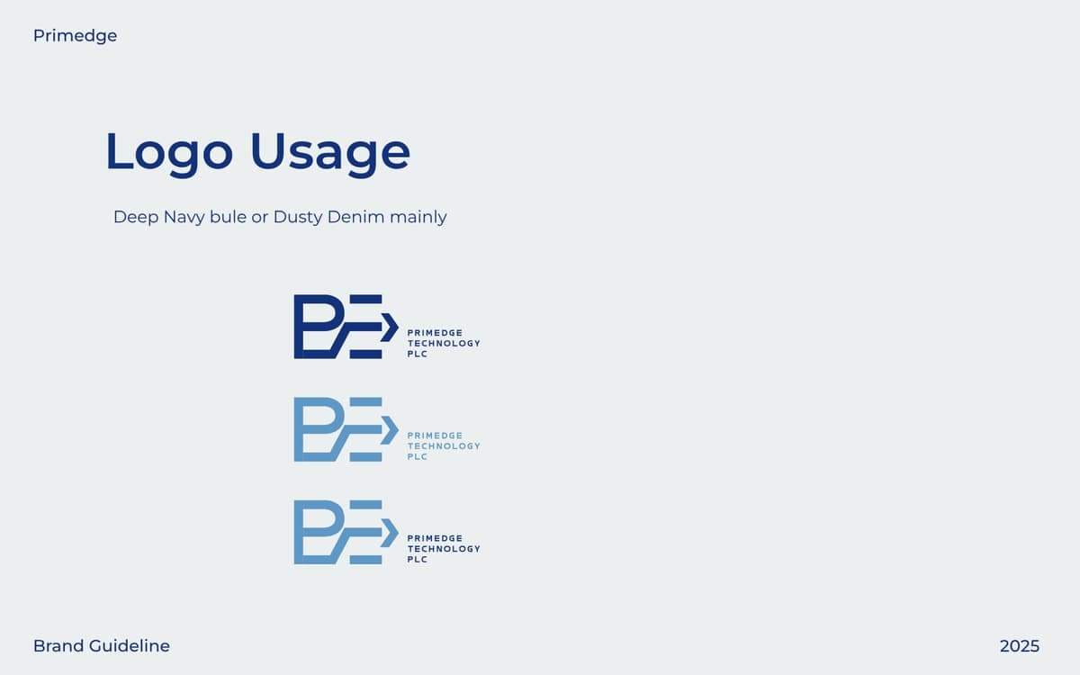 Brand Guideline Library — Primedge
