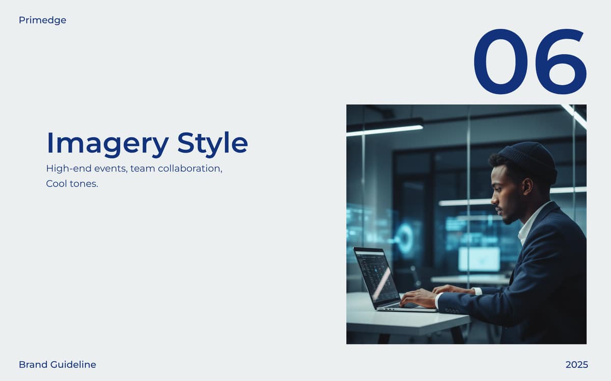 Brand Guideline Library — Primedge