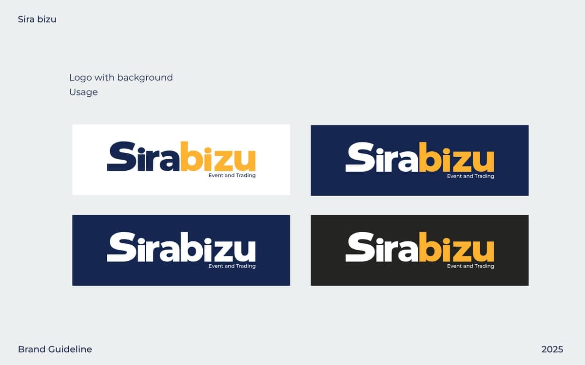 Brand Guideline Library — Sira Bizu
