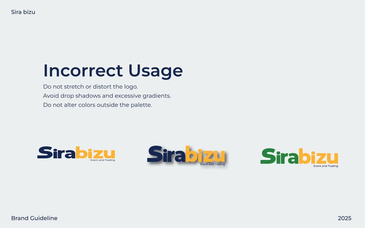 Brand Guideline Library — Sira Bizu