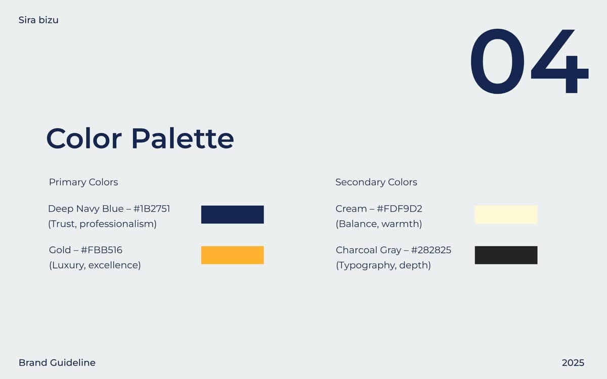 Brand Guideline Library — Sira Bizu