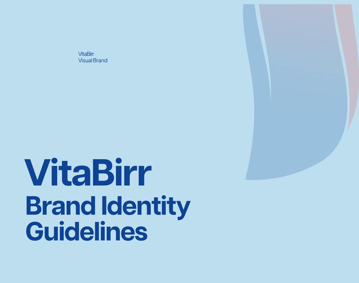 Brand Guideline Library — Vitabirr