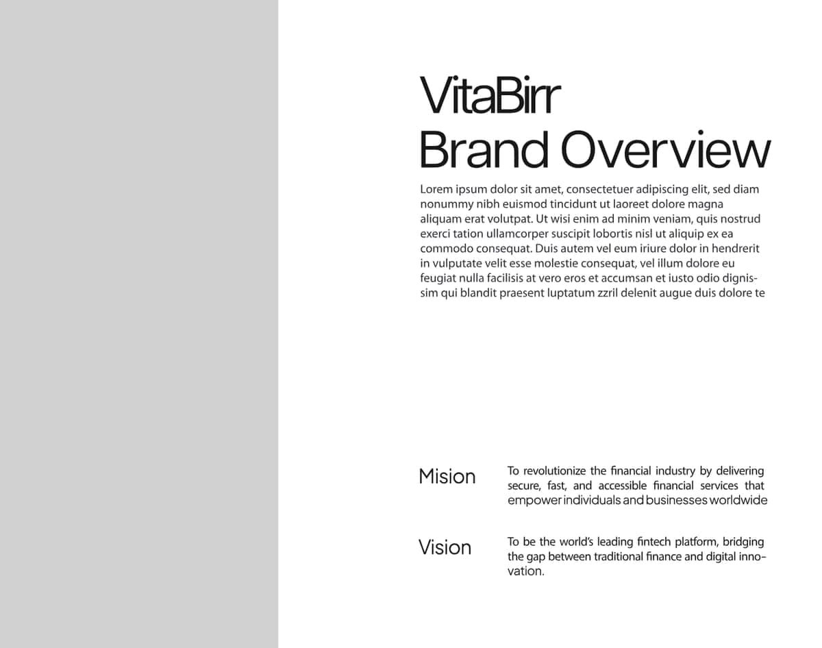Brand Guideline Library — Vitabirr