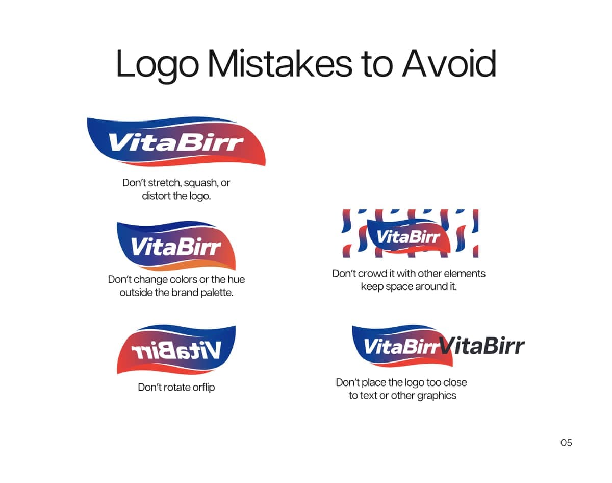 Brand Guideline Library — Vitabirr