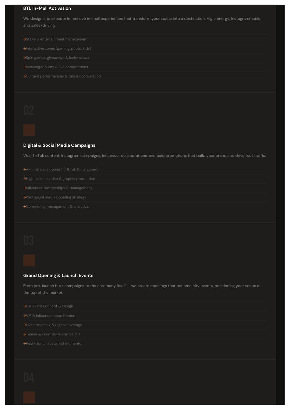 Mall Activation — Mall activation proposal