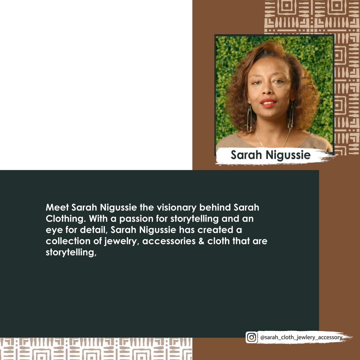 Creative DNA Post System — Sarah Clothing